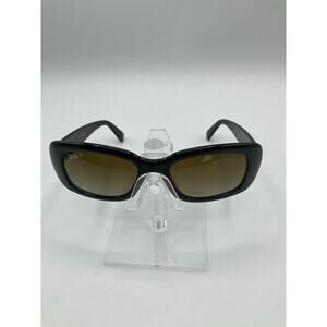 Pre-Owned Ray Ban Polarized RB 4122 Sunglasses- Black